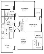 Brixton 1402 floor plan