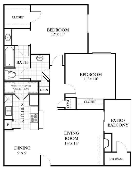 Unit 2109 2109 floor plan