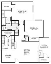 Buckingham 1711 floor plan