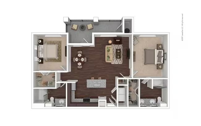 Unit 211 0231 floor plan