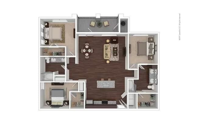 Unit 1027 1027 floor plan