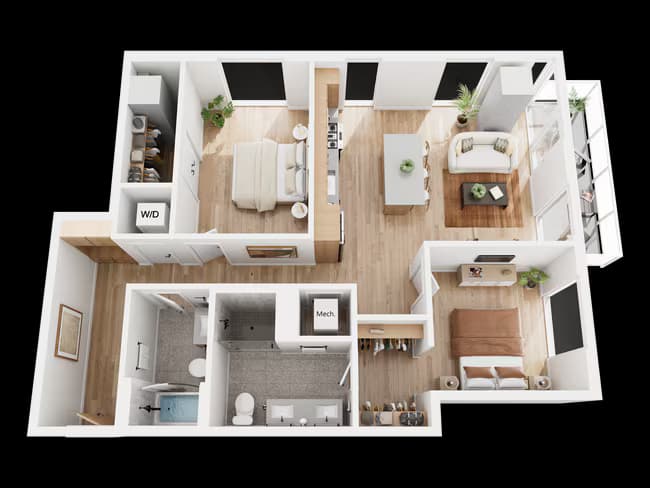 Unit 2410 2410 floor plan