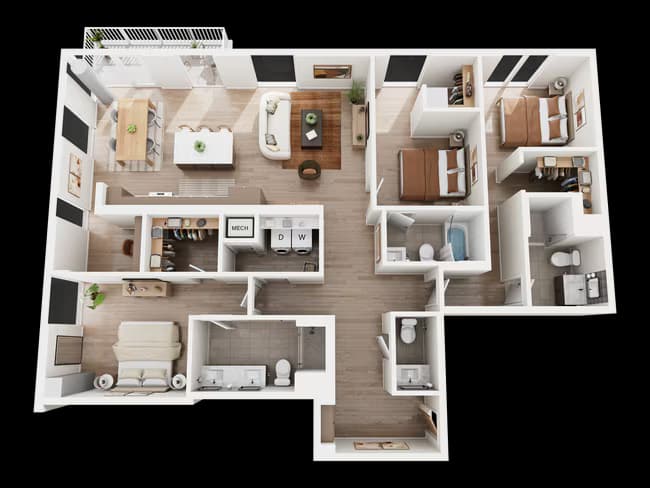 Unit 4206 4206 floor plan
