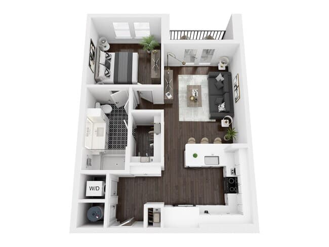 Unit 12107 07317 floor plan
