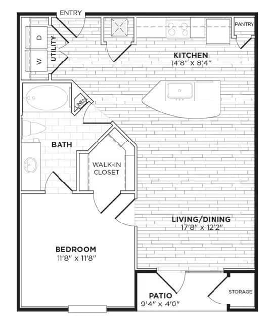Unit 1511 1511 floor plan