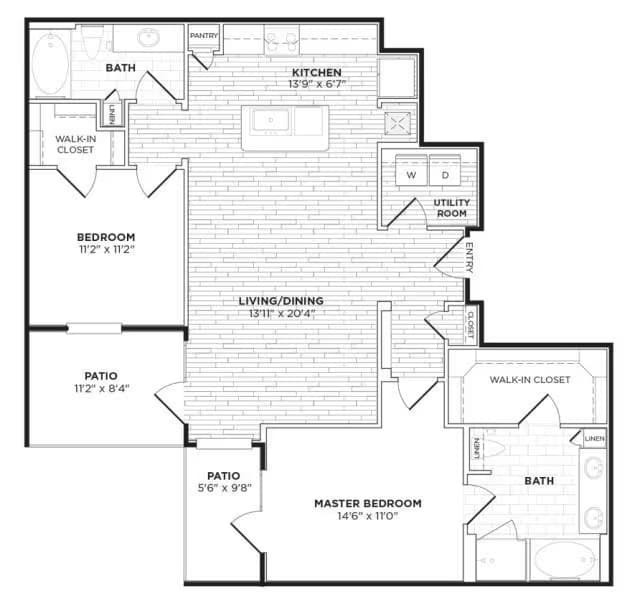 Unit 5308 4407 floor plan