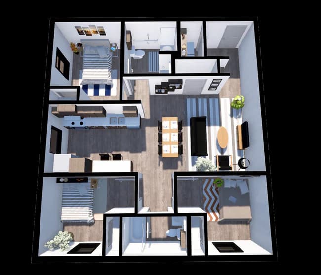 Unit 2316 2316 floor plan