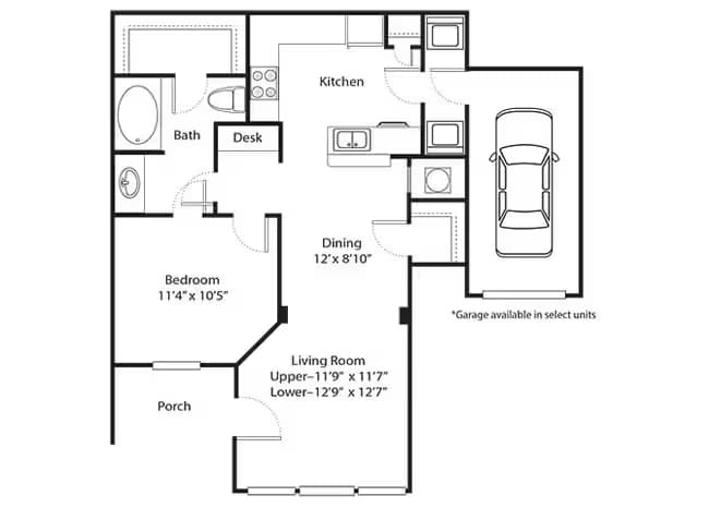 Unit 0305 2705 floor plan