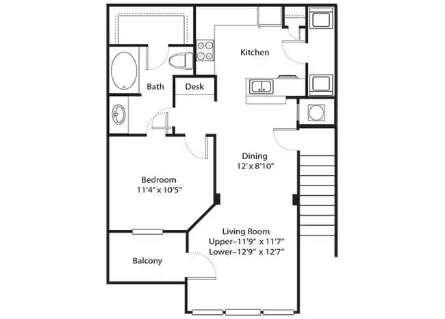Unit 0406 1406 floor plan