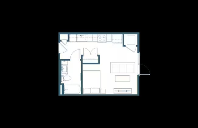 Unit 2205 1527 floor plan