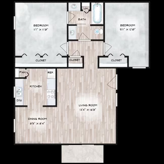 Unit 0701 0708 floor plan