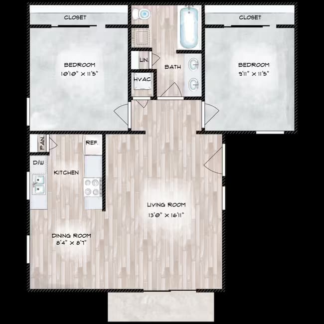 Unit 0106 0106 floor plan