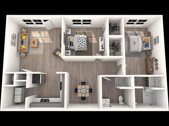 Unit 5104 5103 floor plan