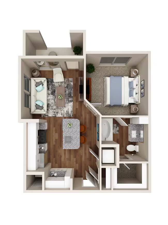 Unit 4313 4101 floor plan