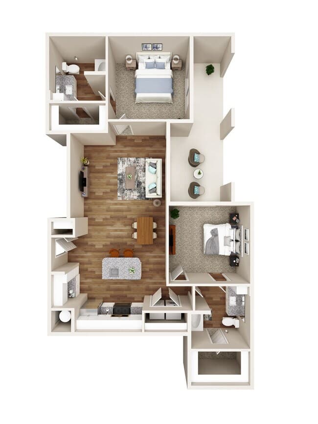 Unit 9114 9215 floor plan