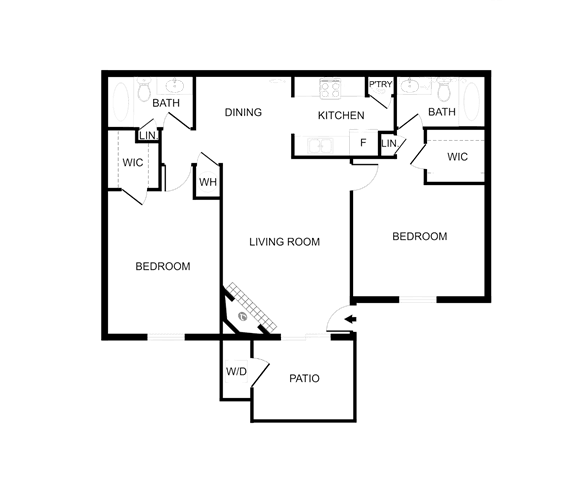 Unit 2301 2302 floor plan