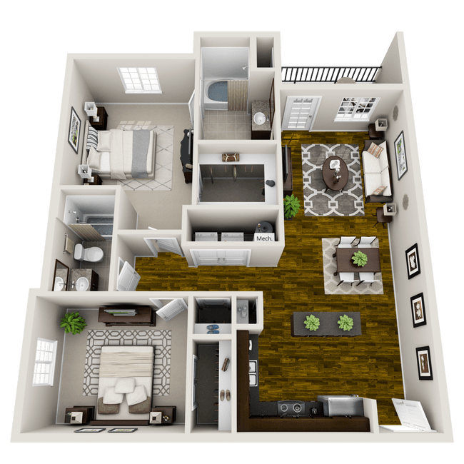 Palisade 14301RR floor plan