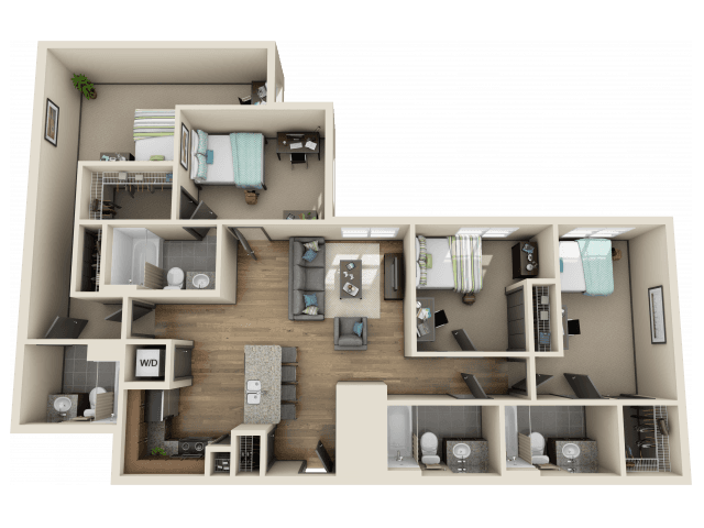Unit Private Private floor plan