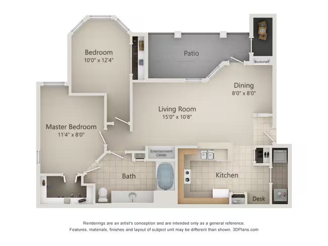 The Riverton 804 floor plan