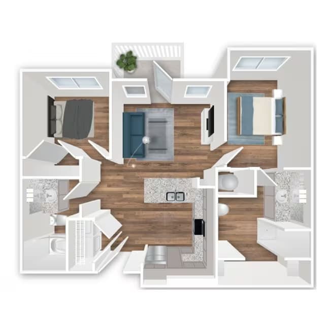 Unit 2305 2305 floor plan