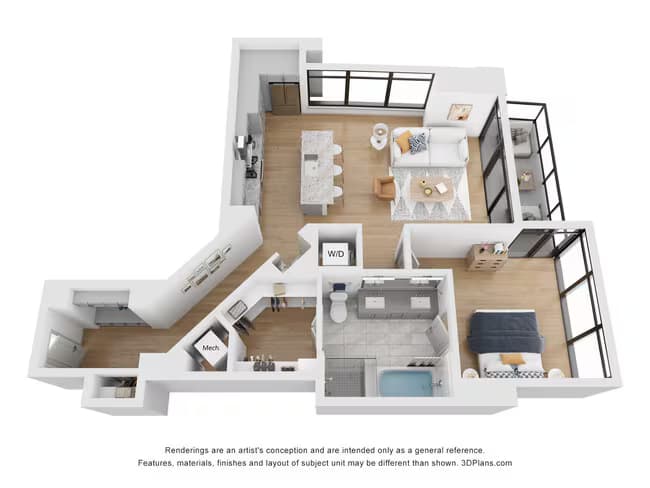 Unit 2219 2219 floor plan