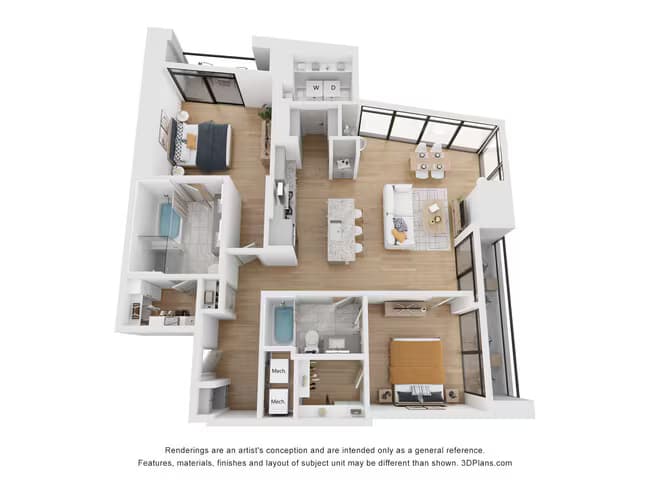 Unit 2116 2116 floor plan