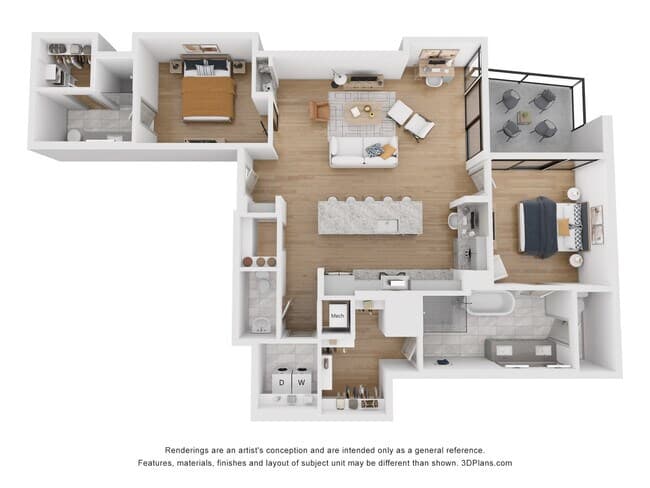 Unit 2418 2418 floor plan