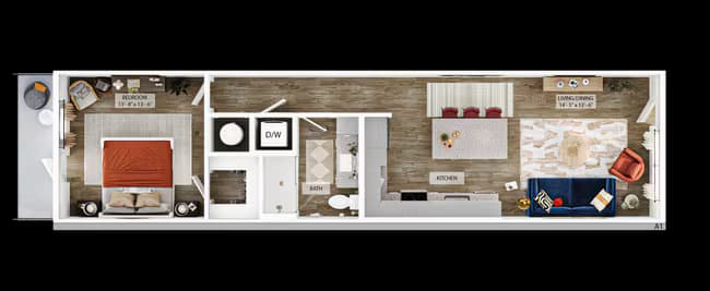 Unit 1103 1103 floor plan