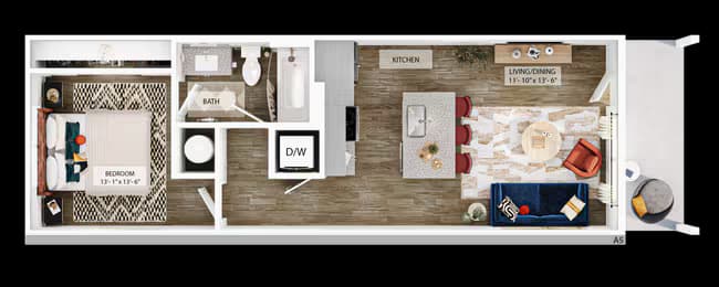 Unit 1113 1113 floor plan