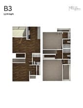 B3 1401 floor plan