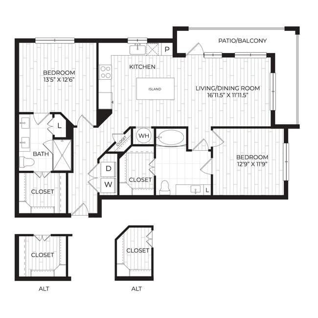 Unit 1334 1334 floor plan