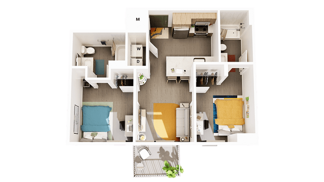Unit Standard Standard floor plan