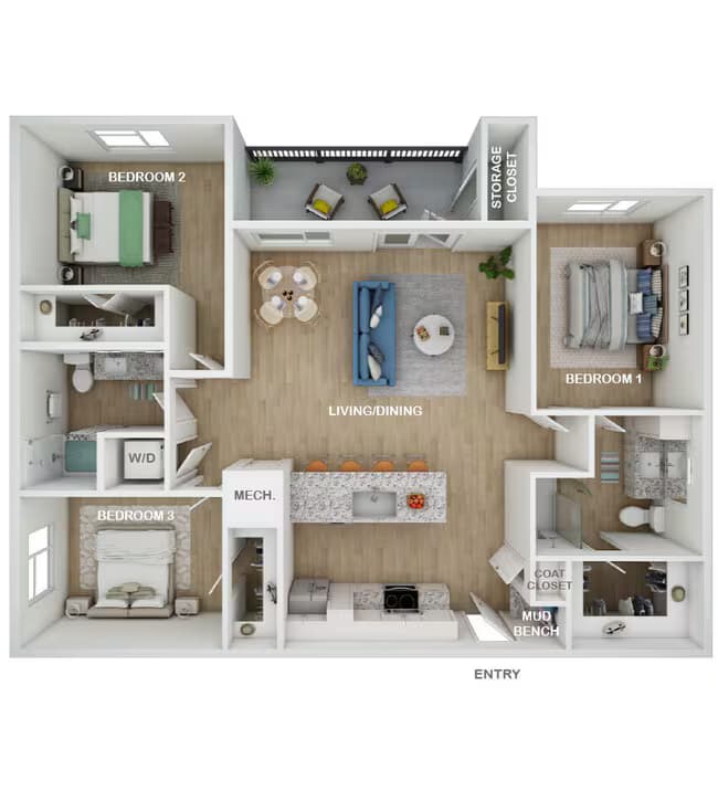 Unit 6325 6325 floor plan