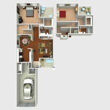 B 9604A floor plan