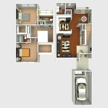 D 9512A floor plan