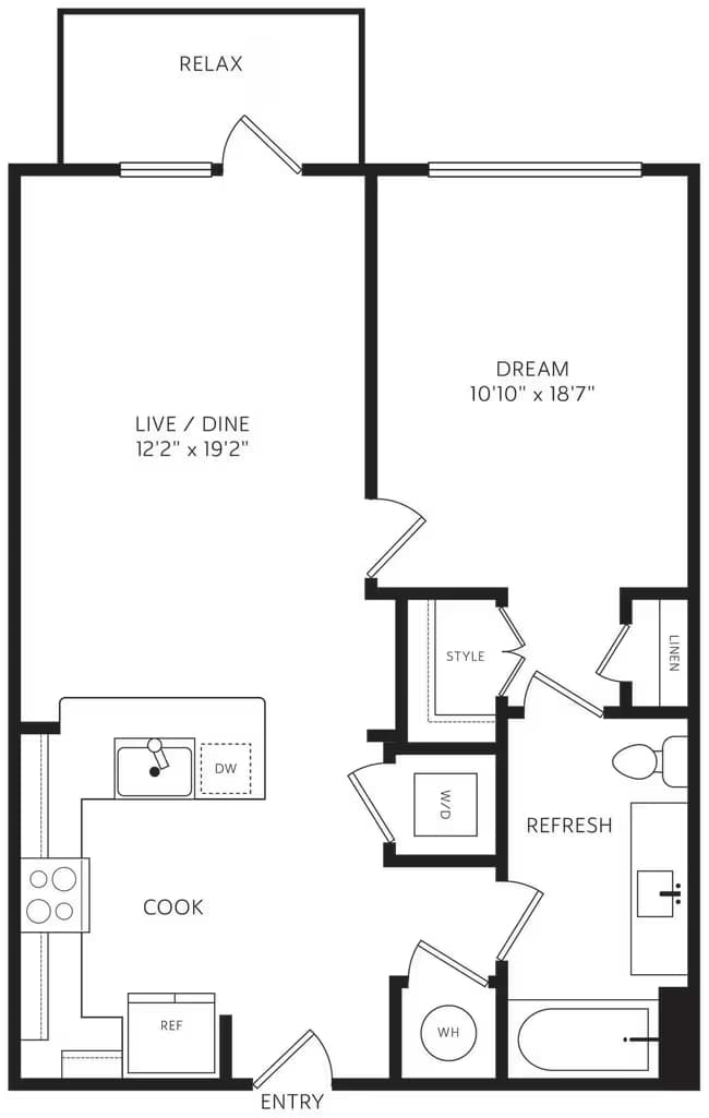 A1 1205 floor plan