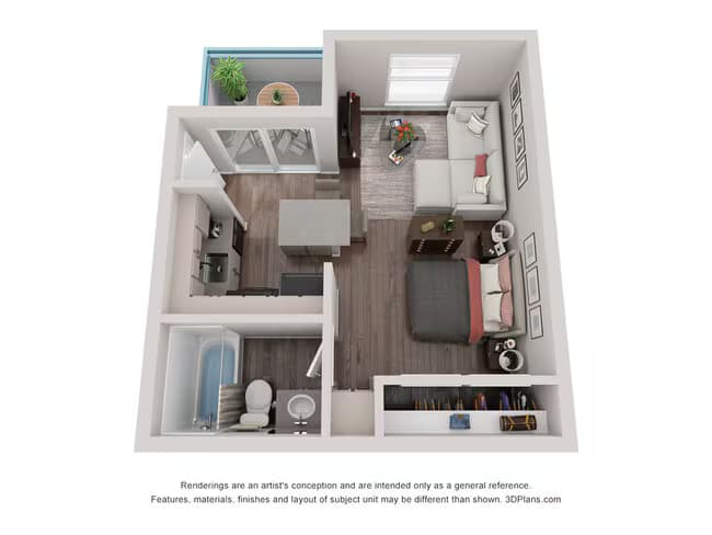 Unit 6-6303 3-3305 floor plan