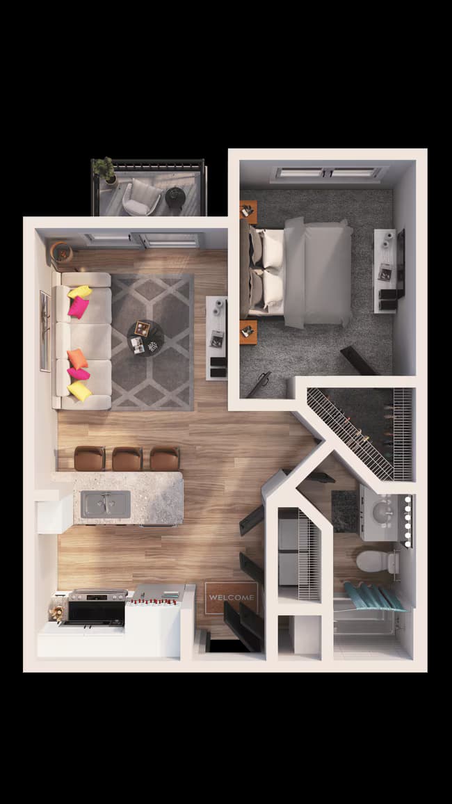 Unit S433 S433 floor plan