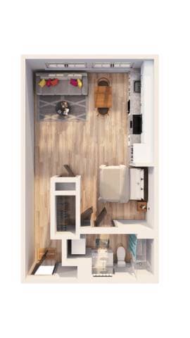 Unit S230 S431 floor plan