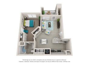 The Aqua 1309 floor plan