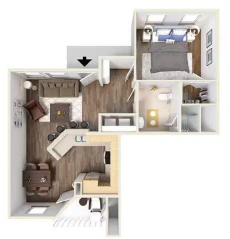 Unit 20104 20104 floor plan