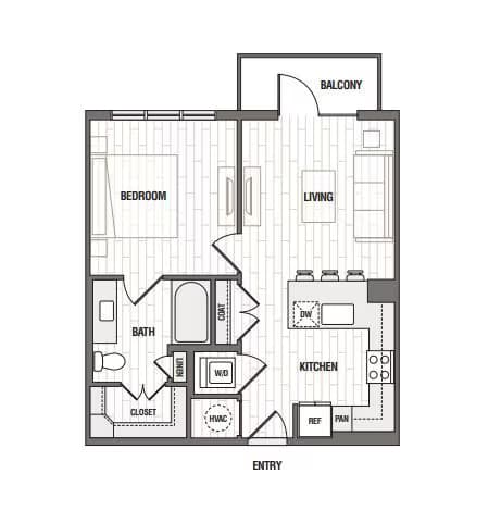 Unit 2-2421 2-2421 floor plan