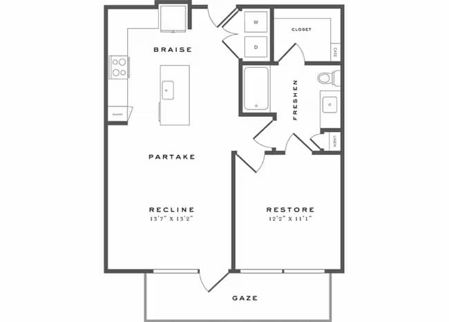 A2 183 floor plan