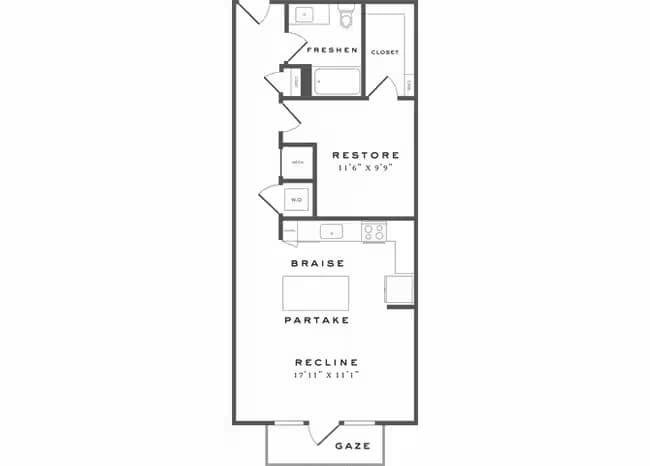 Unit 150 150 floor plan