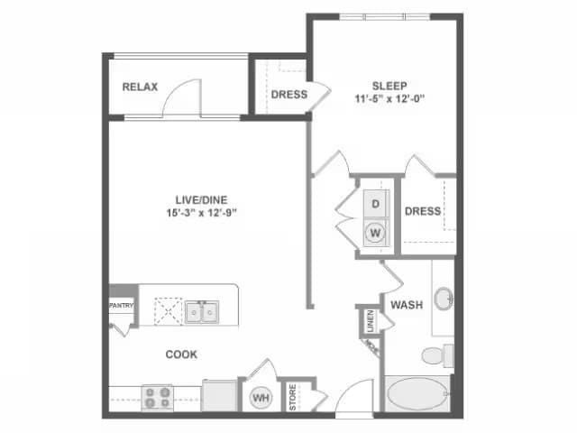 Unit 3-3103 2-2202 floor plan