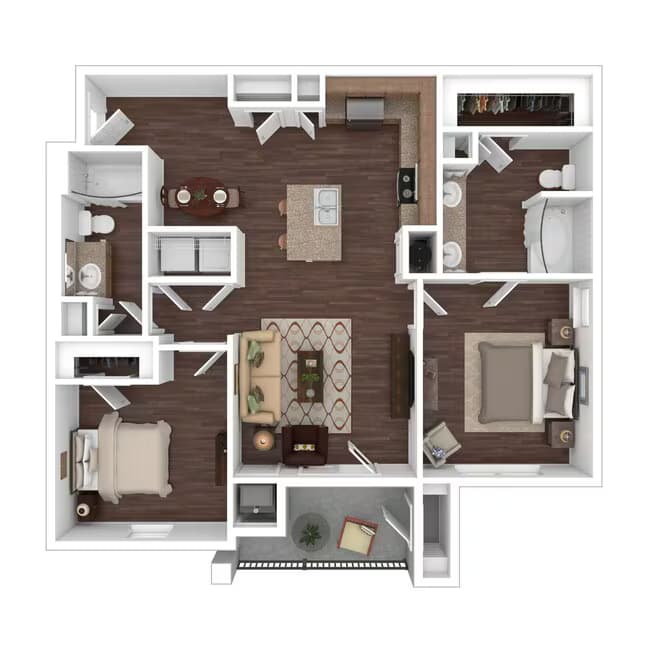 Unit 04105 10206 floor plan