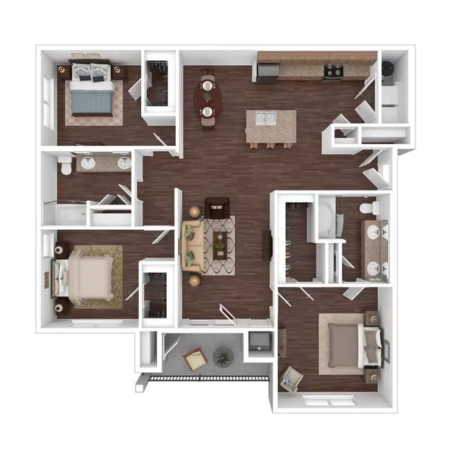 Unit 07302 01303 floor plan
