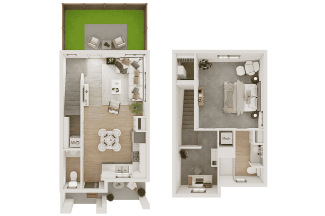 A3 + FLEX 48 floor plan