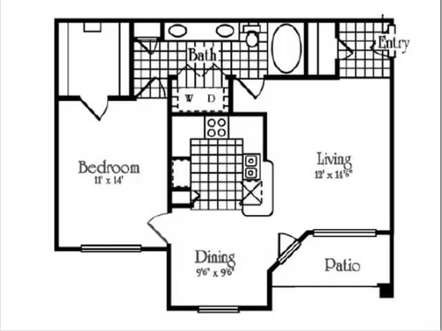 Unit A A floor plan