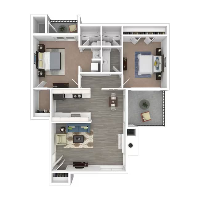 Unit Q3402 Q3402 floor plan